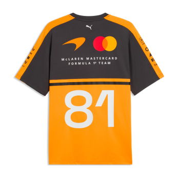 McLaren Honda koszulka męska Oscar Piastri #81 official Teamline Replica F1 Team 2026