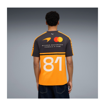 McLaren Honda koszulka męska Oscar Piastri #81 official Teamline Replica F1 Team 2026