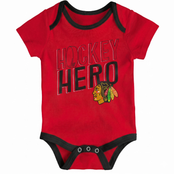 Chicago Blackhawks body dziecięce 3 pcs Triple Clappers Creeper