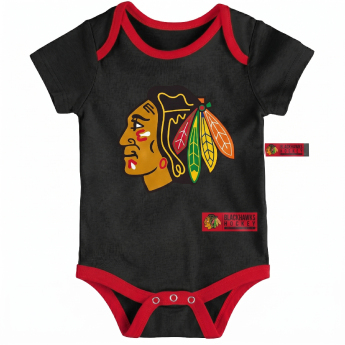 Chicago Blackhawks body dziecięce 3 pcs Triple Clappers Creeper
