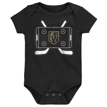 Vegas Golden Knights body dziecięce Littlest Player 3Pk Creeper Se1