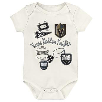 Vegas Golden Knights body dziecięce Littlest Player 3Pk Creeper Se