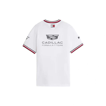 Cadillac F1 koszulka męska Valtteri Bottas #77 official Teamline Replica white F1 Team 2026