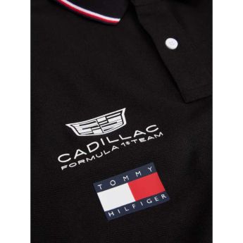 Cadillac F1 męska koszulka polo official Teamline Replica black F1 Team 2026