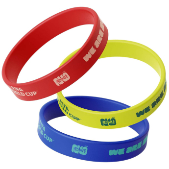 MŚ 2026 (World Cup) zestaw 3 opasek Silicone