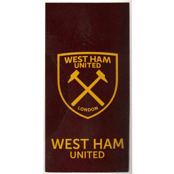 West Ham United ręcznik plażowy Crest