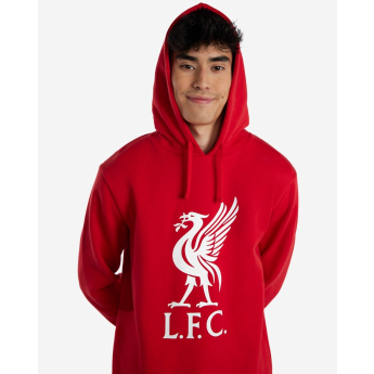 Liverpool męska bluza z kapturem Liverbird red