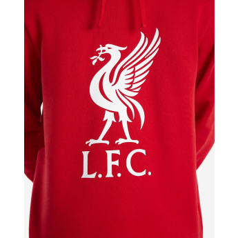 Liverpool męska bluza z kapturem Liverbird red