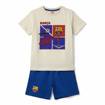 Barcelona piżama dziecięca Short beige