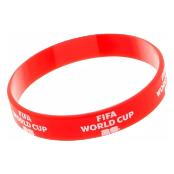 MŚ 2026 (World Cup) gumowa bransoletka red