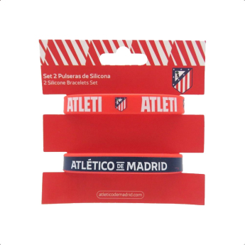 Atletico Madrid zestaw 2 opasek Silicona