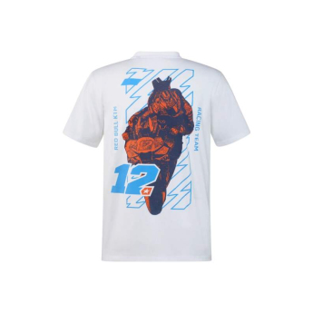 Red Bull KTM koszulka męska Maverick Vinales #12 white graphic