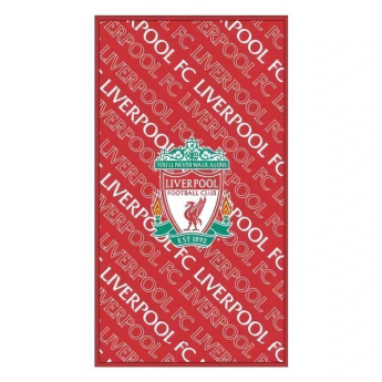 Liverpool ręcznik plażowy Text
