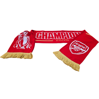 Arsenal szalik zimowy Gold Premier League Champions 25/26