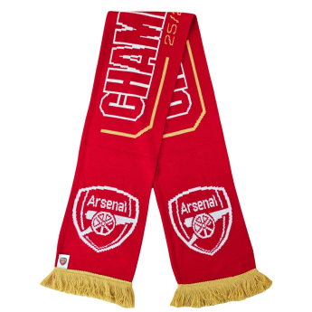 Arsenal szalik zimowy Gold Premier League Champions 25/26