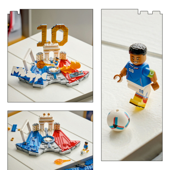 Kylian Mbappé układanka Lego Editions 43013