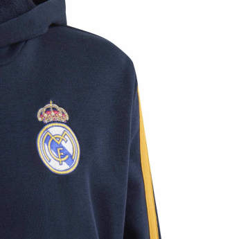 Real Madryt dziecięca bluza z kapturem Hoody navy