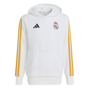 Real Madryt dziecięca bluza z kapturem Hoody white