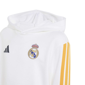 Real Madryt dziecięca bluza z kapturem Hoody white