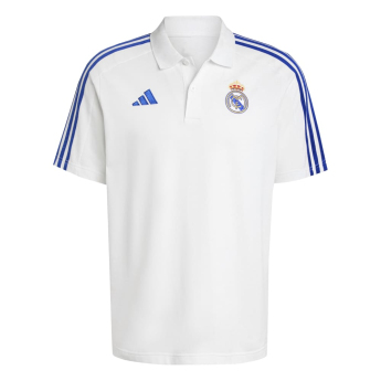 Real Madryt męska koszulka polo DNA white blue