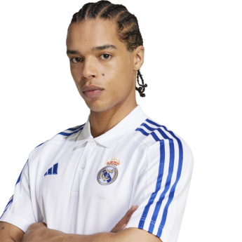 Real Madryt męska koszulka polo DNA white blue