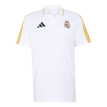 Real Madryt męska koszulka polo DNA white gold