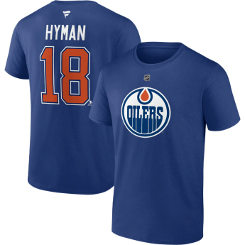 Edmonton Oilers koszulka męska NHL Authentic Stack Name & Number T-Shirt - Royal