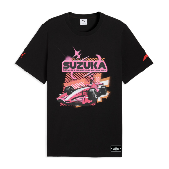 Formuła 1 koszulka męska Japan GP black 2026