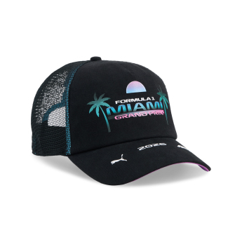Formuła 1 czapka baseballówka Miami GP black 2026