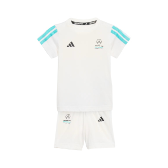 Mercedes AMG Petronas zestaw dziecięcy DNA Shortsleeve white F1 Team 2026