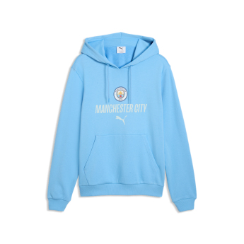 Manchester City męska bluza z kapturem FtblCulture blue