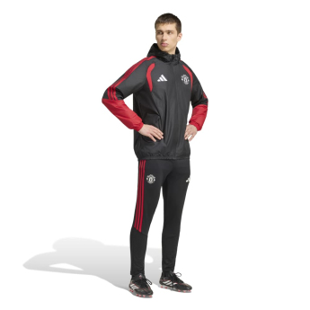Manchester United męska kurtka z kapturem allweather black