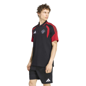 Manchester United męska koszulka polo Tiro black