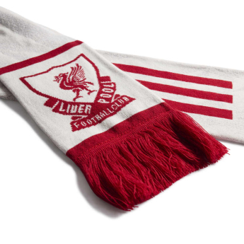 Liverpool szalik zimowy white