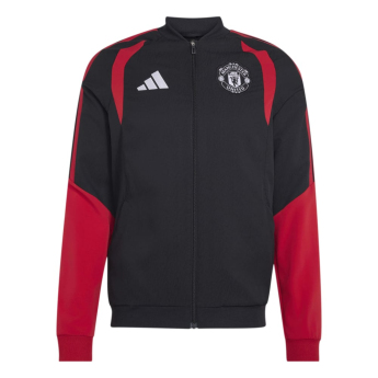 Manchester United męska kurtka z kapturem Tiro Presentation black