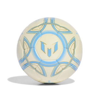Lionel Messi piłka white blue