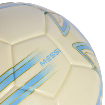 Lionel Messi piłka white blue