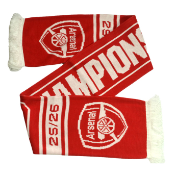 Arsenal szalik zimowy Champions red