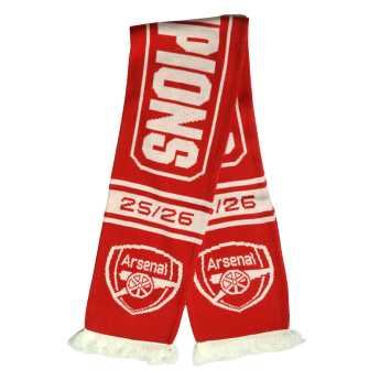 Arsenal szalik zimowy Champions red