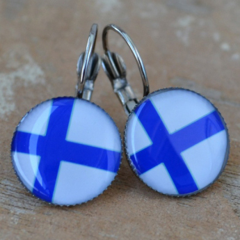 Reprezentacje hokejowe kolczyki Flag Finland