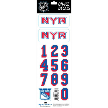 New York Rangers naklejki na kask Decals