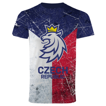 Reprezentacje hokejowe koszulka męska Czech Ice Hockey sub logo lion