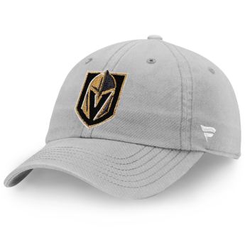 Vegas Golden Knights czapka baseballówka NHL Core Grey Curved Unstructured Strapback Cap
