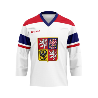 Reprezentacje hokejowe hokejowa koszulka meczowa Dominik Kubalík #81 2024 CCM Fandres replica white