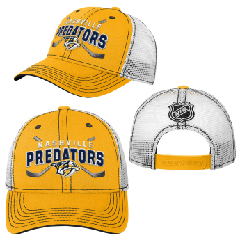 Nashville Predators dziecięca czapka baseballowa Lockup Meshback Adjustable