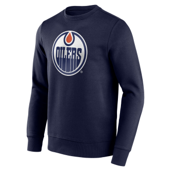 Edmonton Oilers bluza męska Primary Logo Graphic Crew Sweatshirt - VALUE