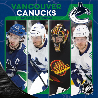Vancouver Canucks kalendarz 2025 Wall Calendar
