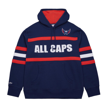 Washington Capitals męska bluza z kapturem Head Coach Hoodie Current Logo blue