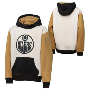 Edmonton Oilers dziecięca bluza z kapturem Color Blocked Flc Hd