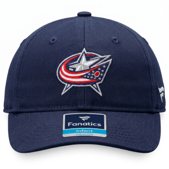 Columbus Blue Jackets dziecięca czapka baseballowa NHL Simple Navy